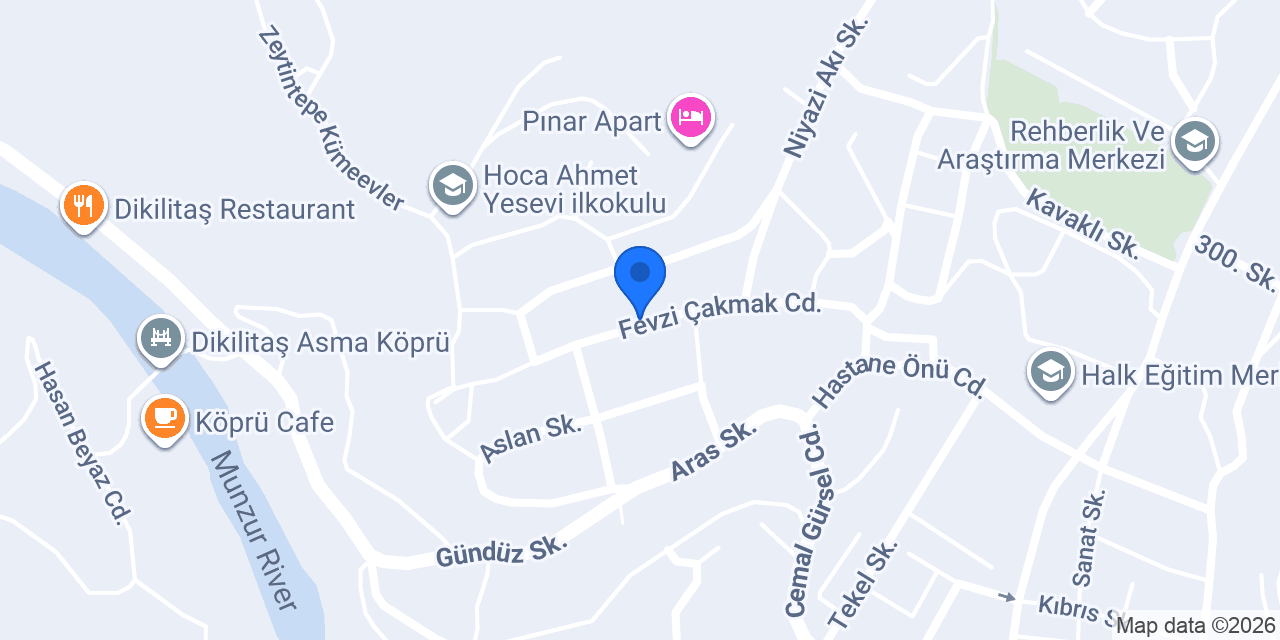Çakmaklı Köyü Muhtarlığı konumu