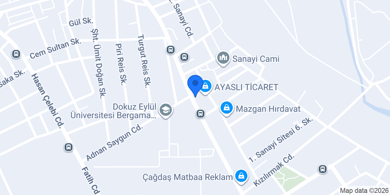 Şimşek Oto konumu