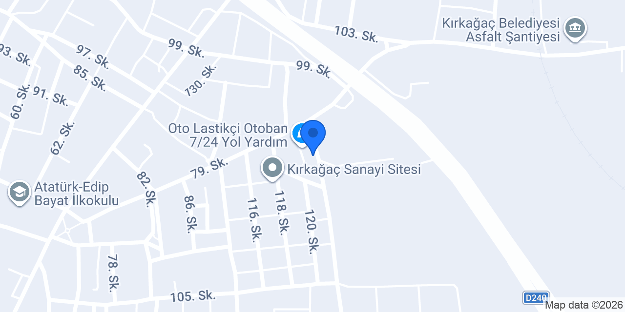 Sağdiclar oto lastik konumu