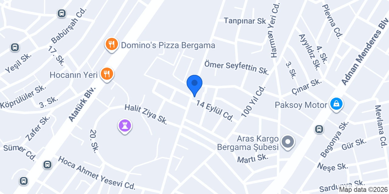 Örgü Cafe BERGAMA konumu