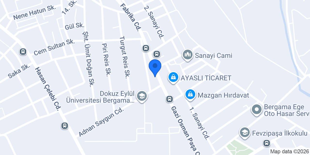 Akça Motor konumu