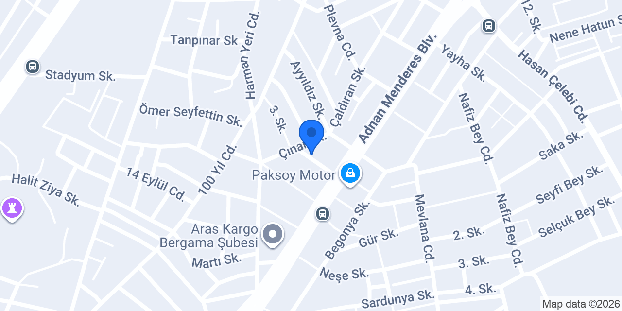 PERGAMON AUTO konumu