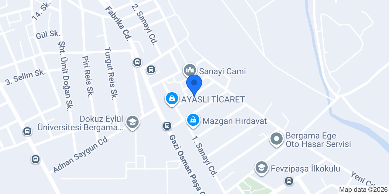 FRT özel servis konumu