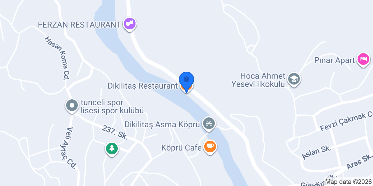 Dikilitaş Restaurant konumu