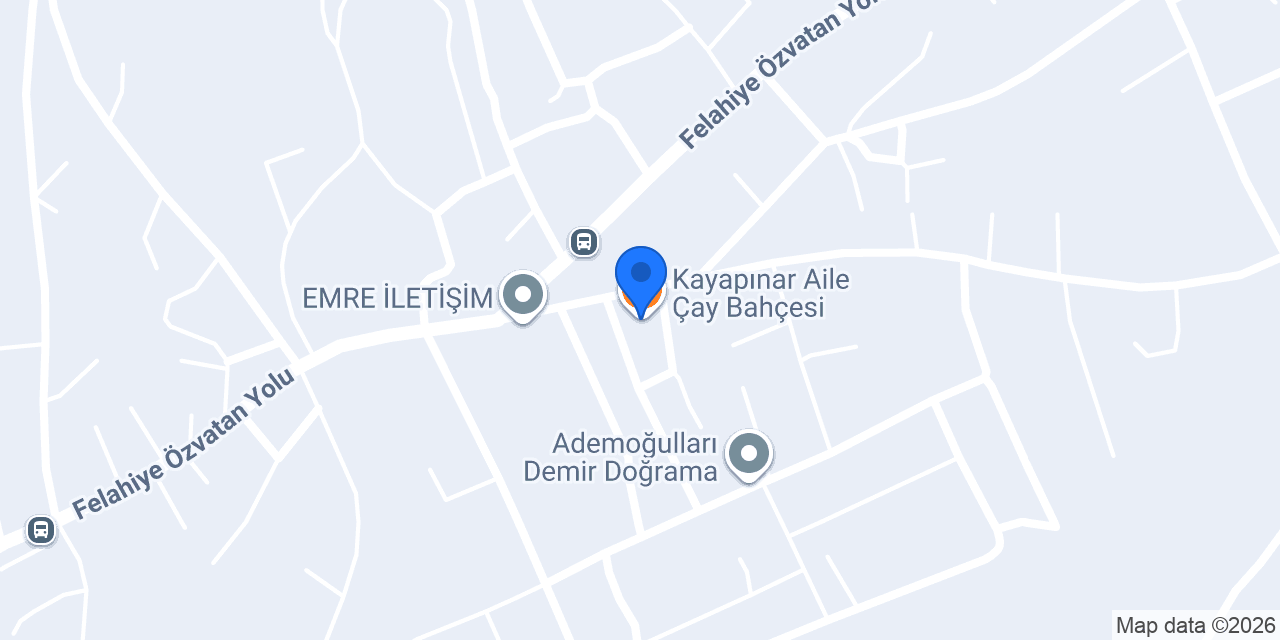 Kayapınar Aile Çay Bahçesi konumu