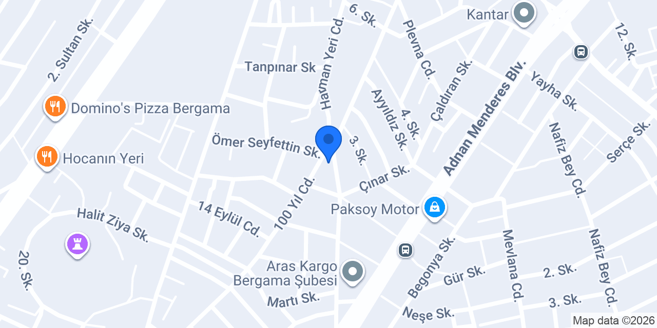 Buğra Kasap Bergama konumu