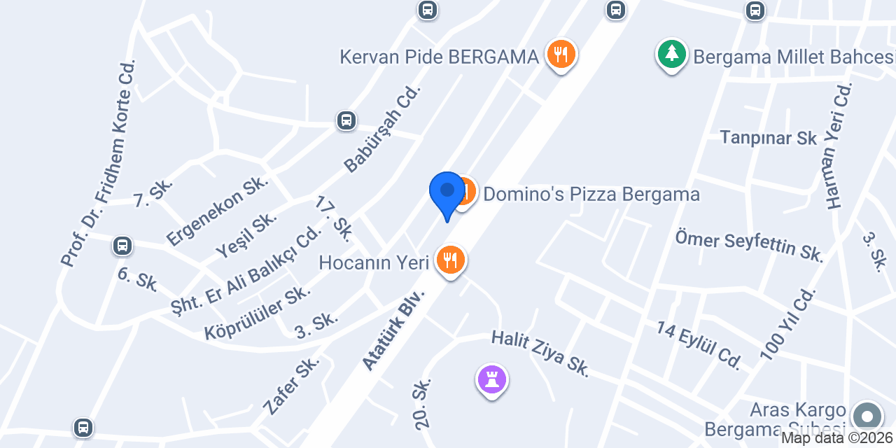 Pizza Tomato Bergama konumu