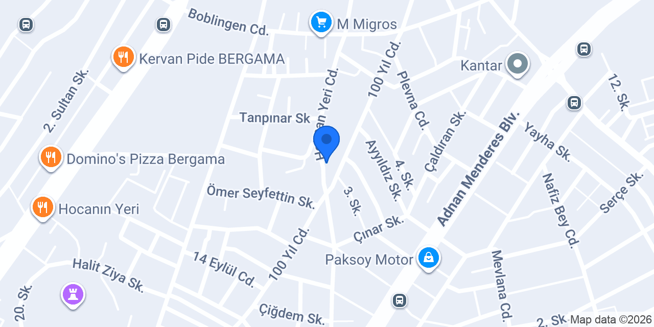 Pergamon Burger konumu