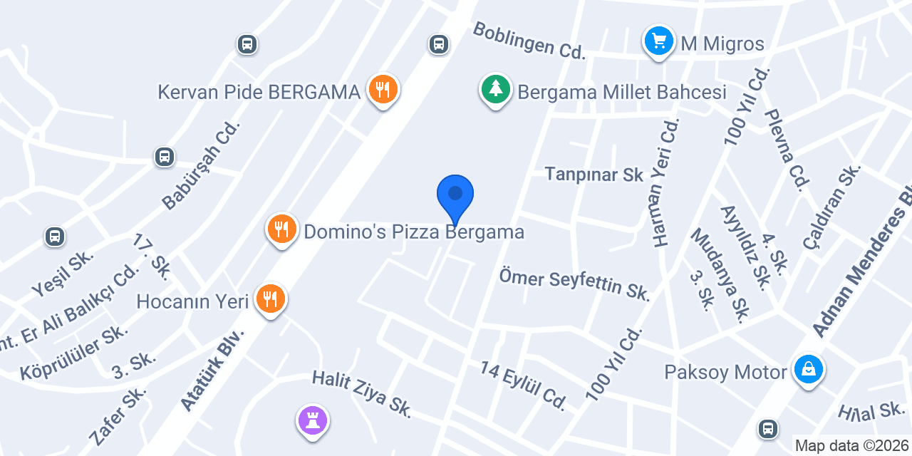 Mozzitopizzeria konumu