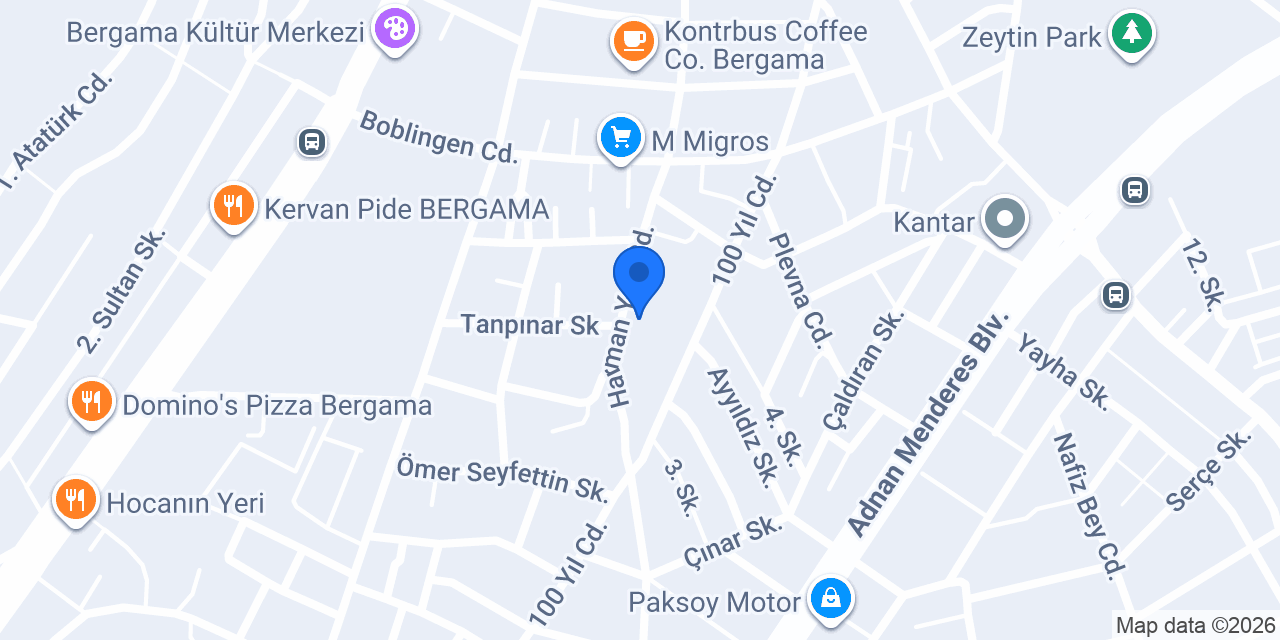 CADDE AUTO konumu