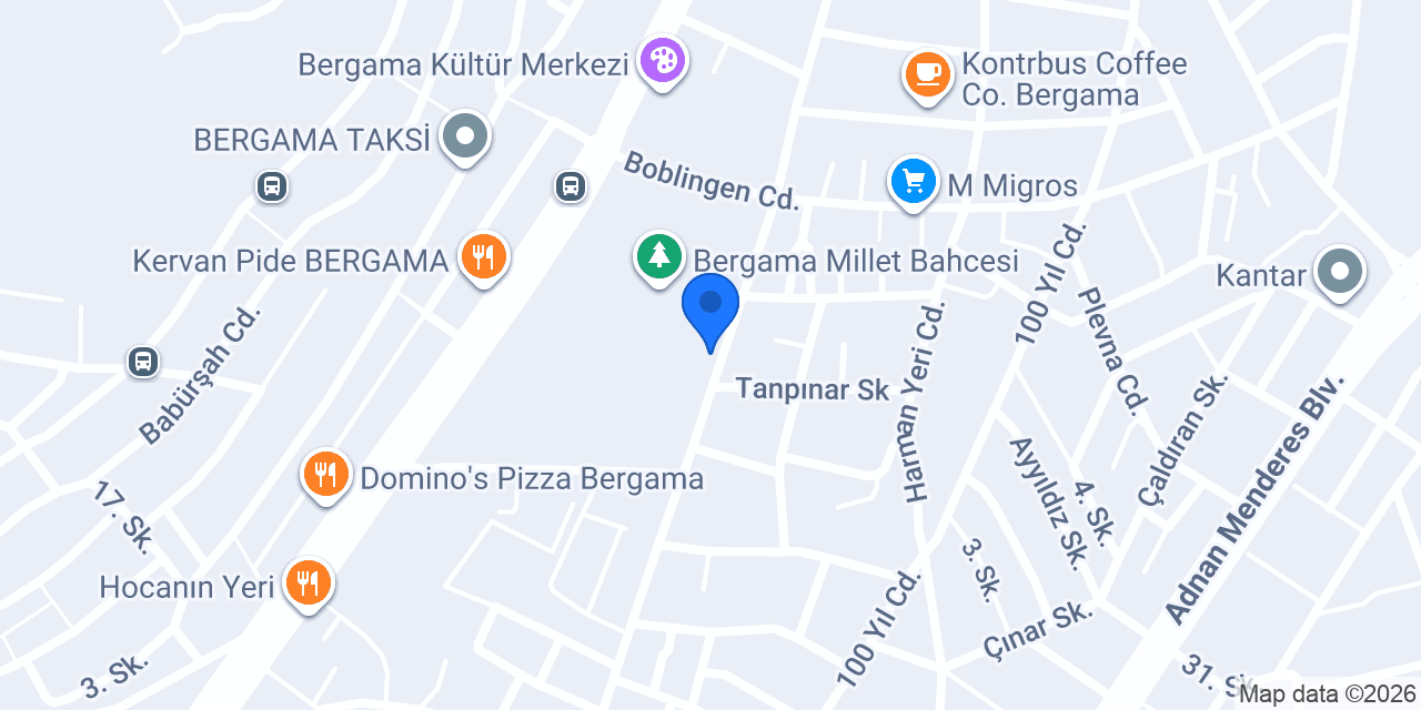 Bergama Hediye Dünyası konumu
