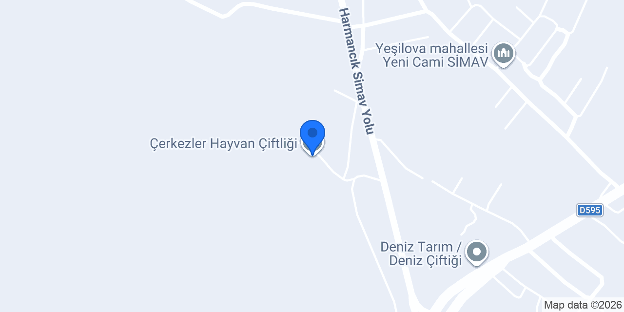Çerkezler Hayvan Çiftliği konumu