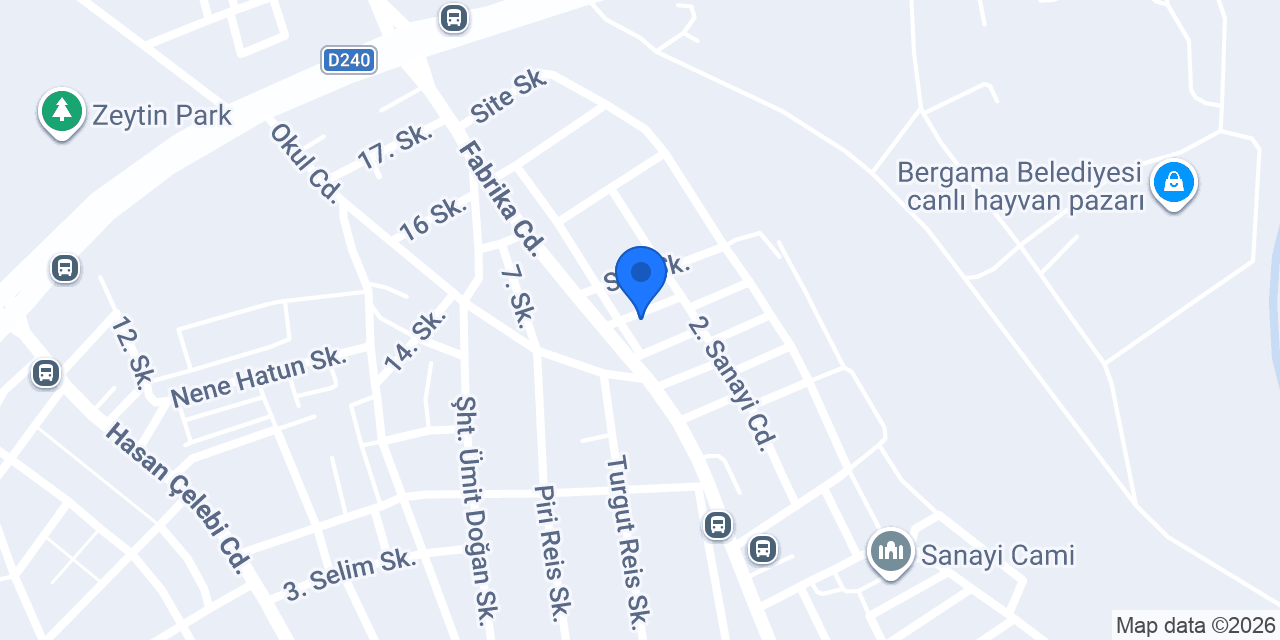 BERGAMA HEKİMOĞLU OTOMOTİV konumu
