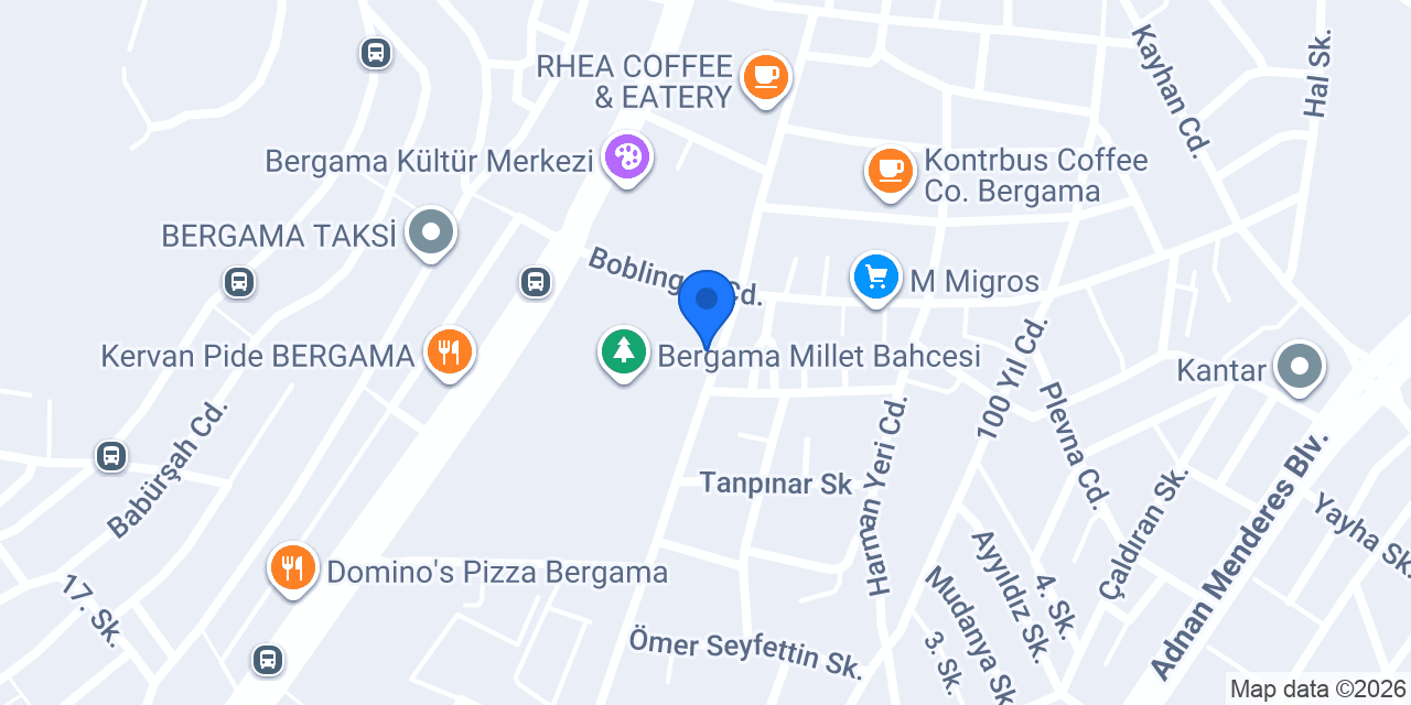 Sevinç Pastanesi konumu