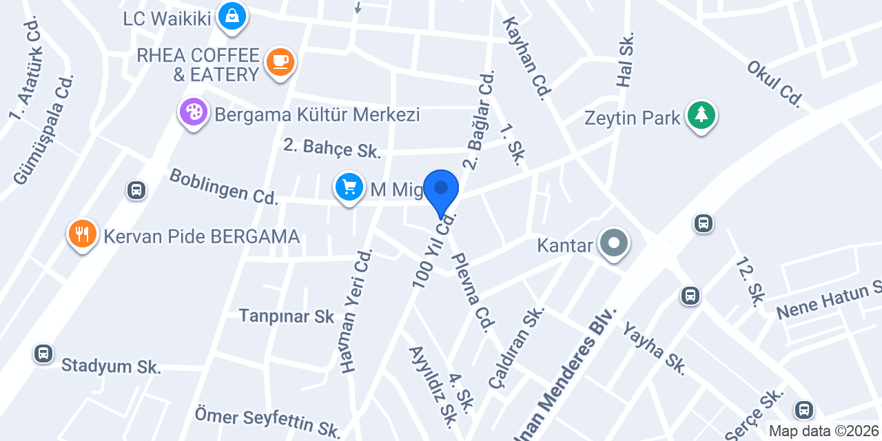 Bergama Orkide Çiçekçilik konumu