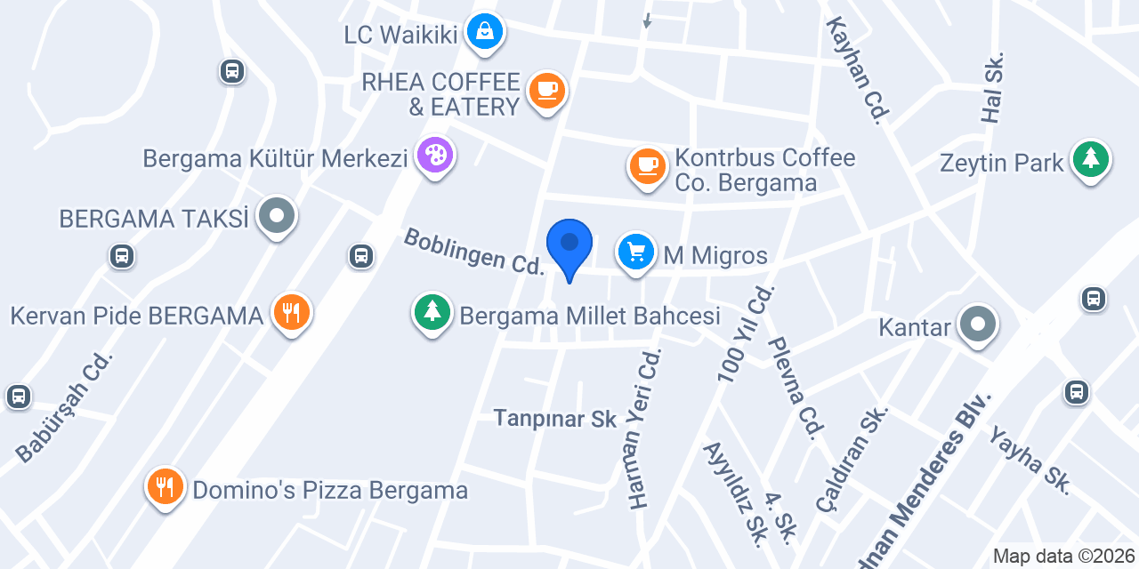 Maydonoz Döner Bergama konumu