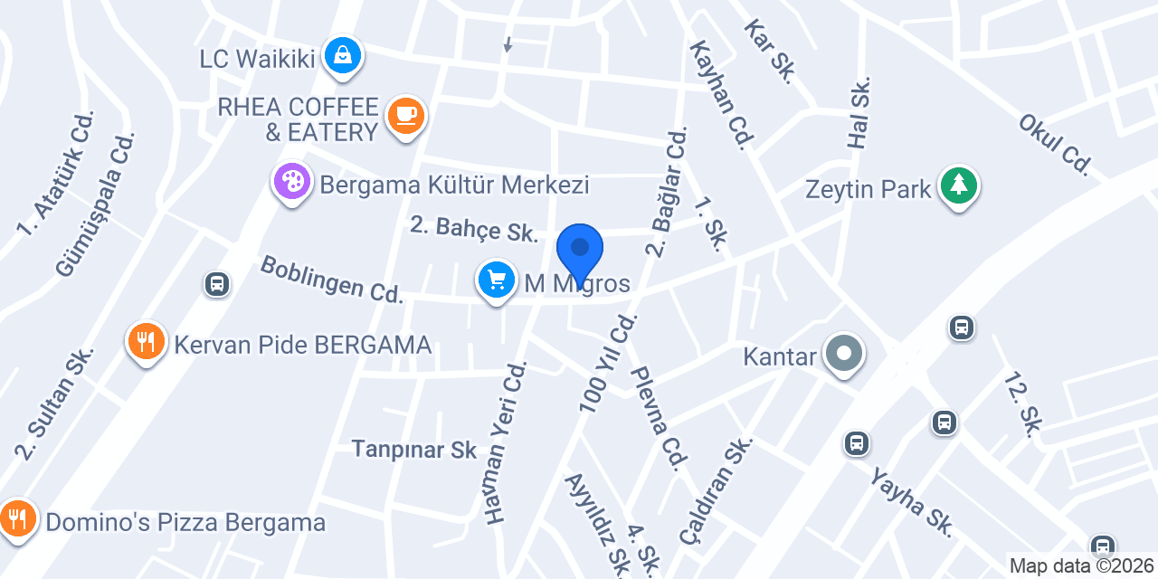 QNB Bergama Şubesi konumu