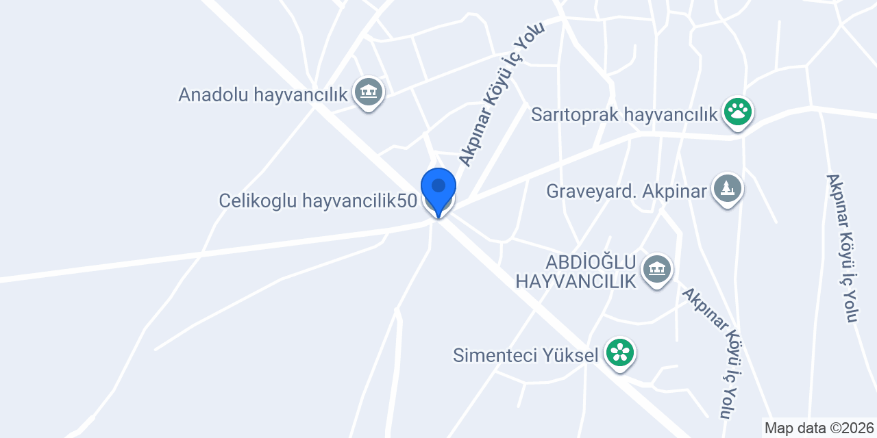Celikoglu hayvancilik50 konumu