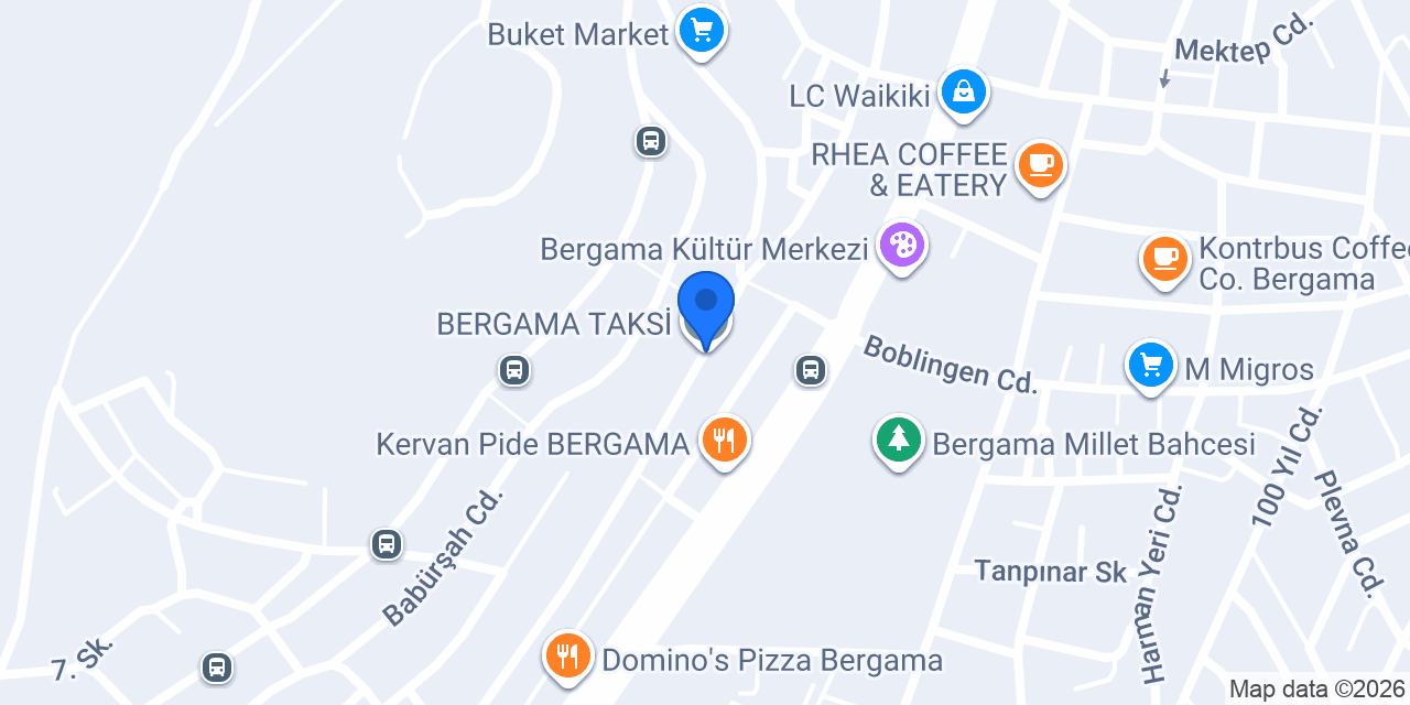 BERGAMA TAKSİ konumu