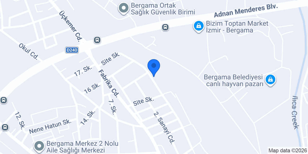Özgür Lastik konumu