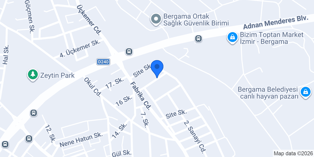 Oto Berk konumu