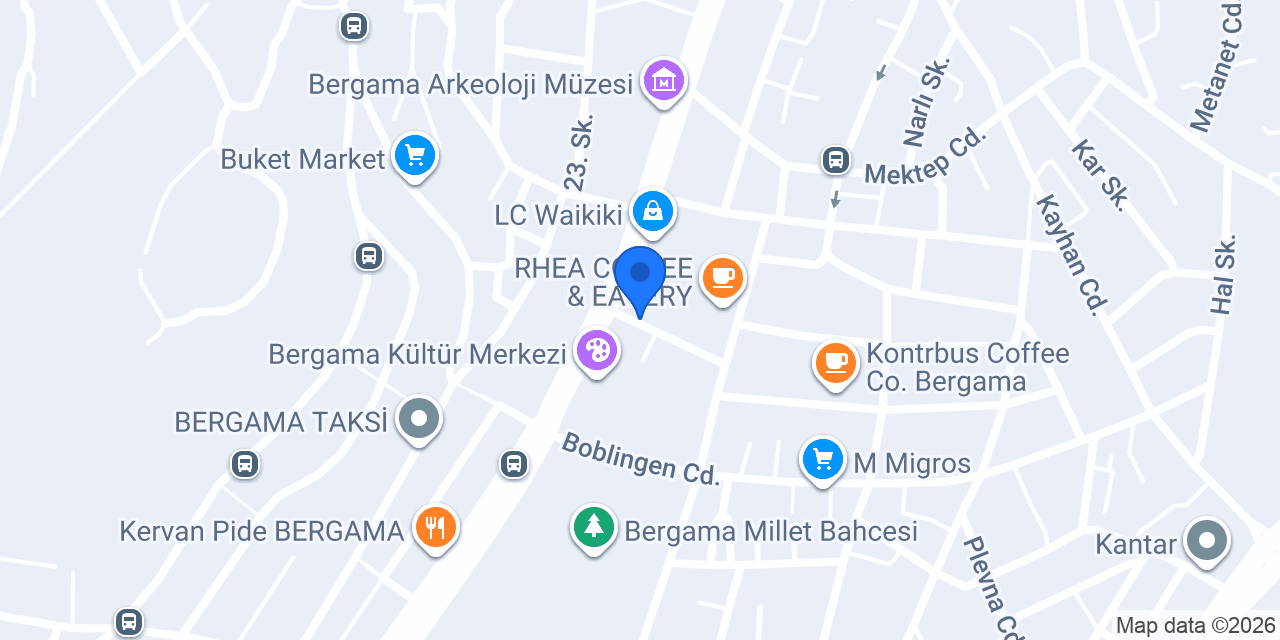 Gözde’s butik konumu