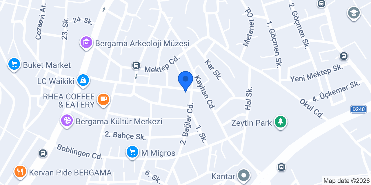 Ayyıldız Sigorta Acentesi konumu