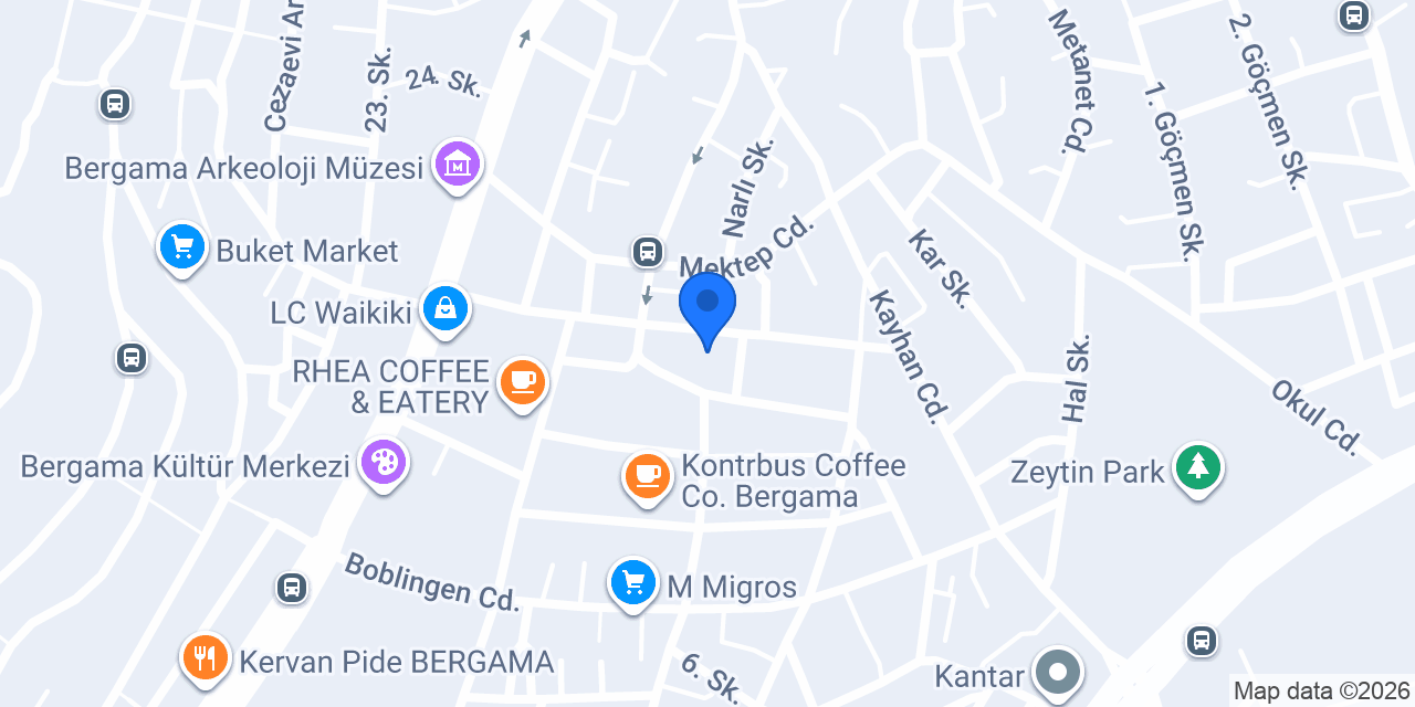 Başarı Elektrik Bergama konumu