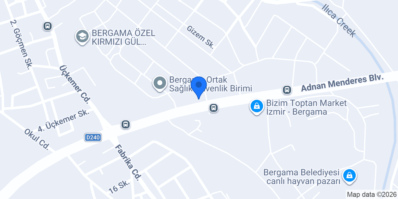 Prestij Otomotiv Bergama konumu