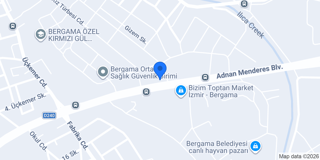 EGE Veteriner Kliniği | BERGAMA konumu