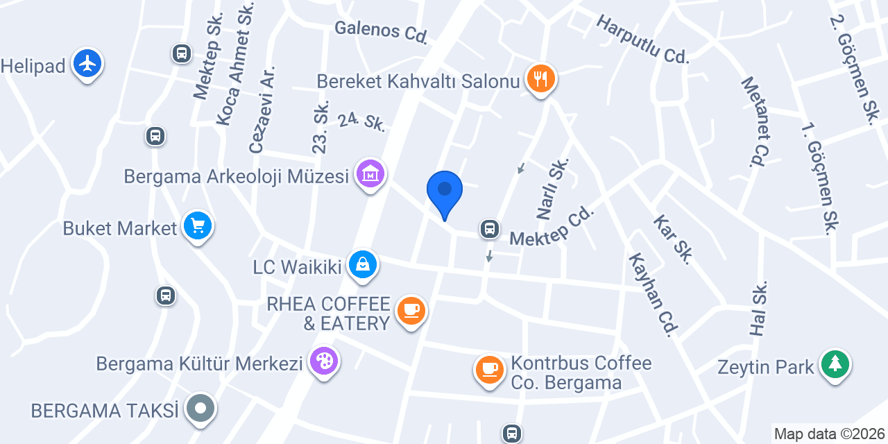 STAR TANTUNİ BERGAMA konumu