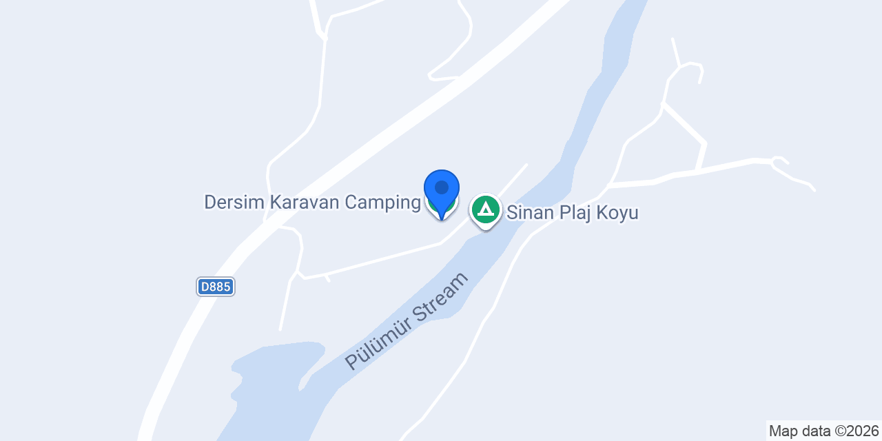 Dersim Karavan Camping konumu