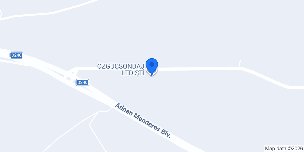 Özgüçsondaj Ltd.şti konumu