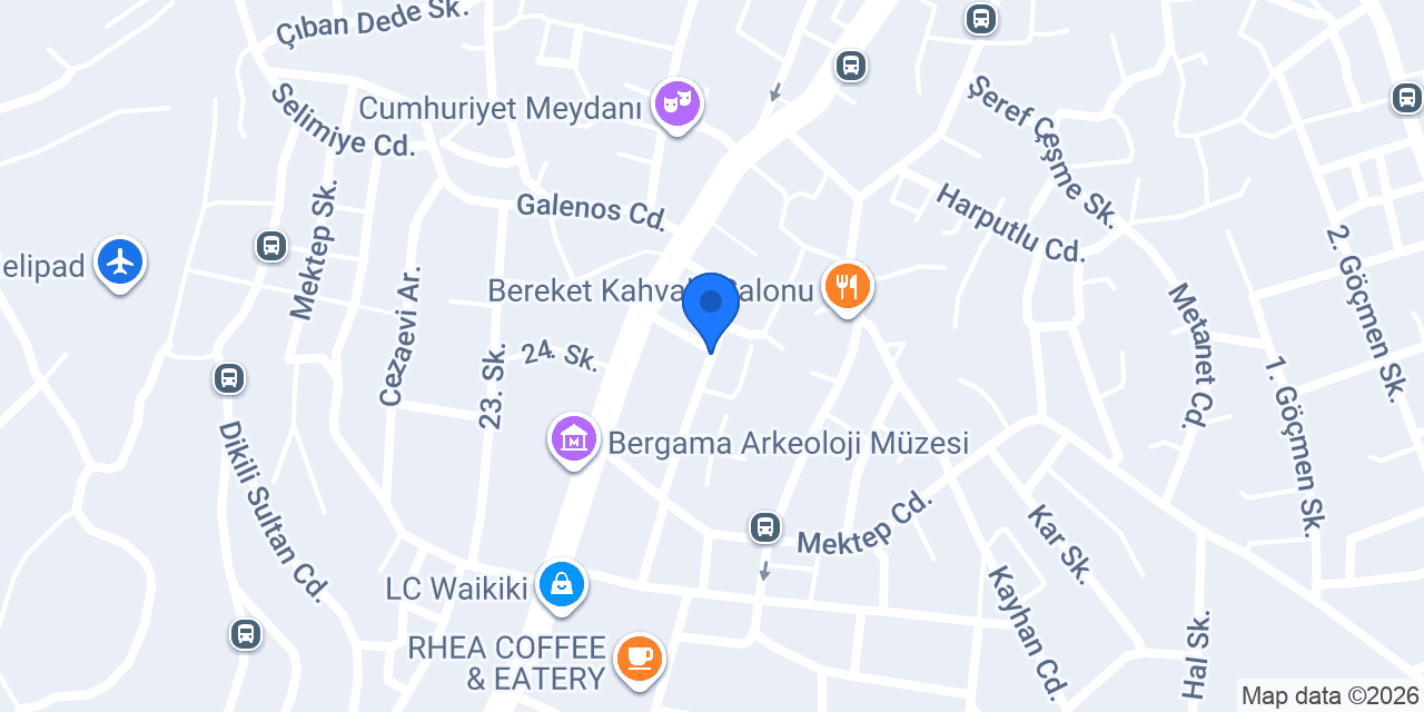 Değişim Sürücü Kursu konumu