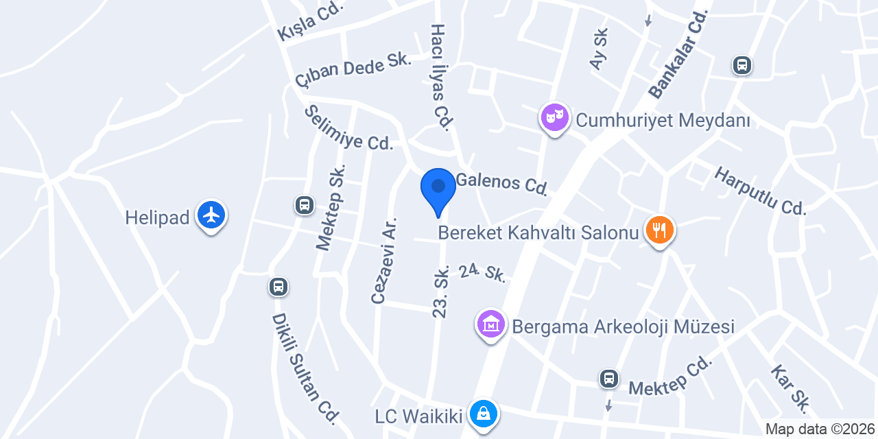 Medigün Tıp Merkezi Bergama konumu