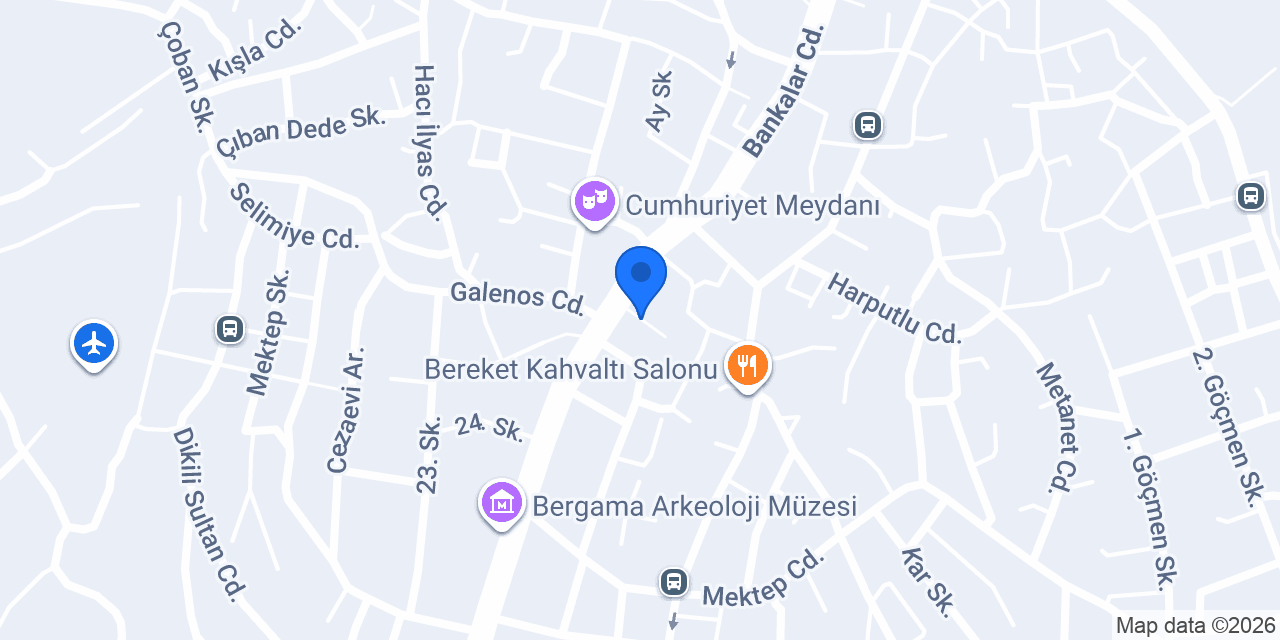 Özel Bergama Sürücü Kursu konumu
