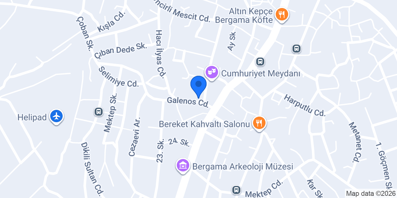 2.NOTERLİK BERGAMA konumu