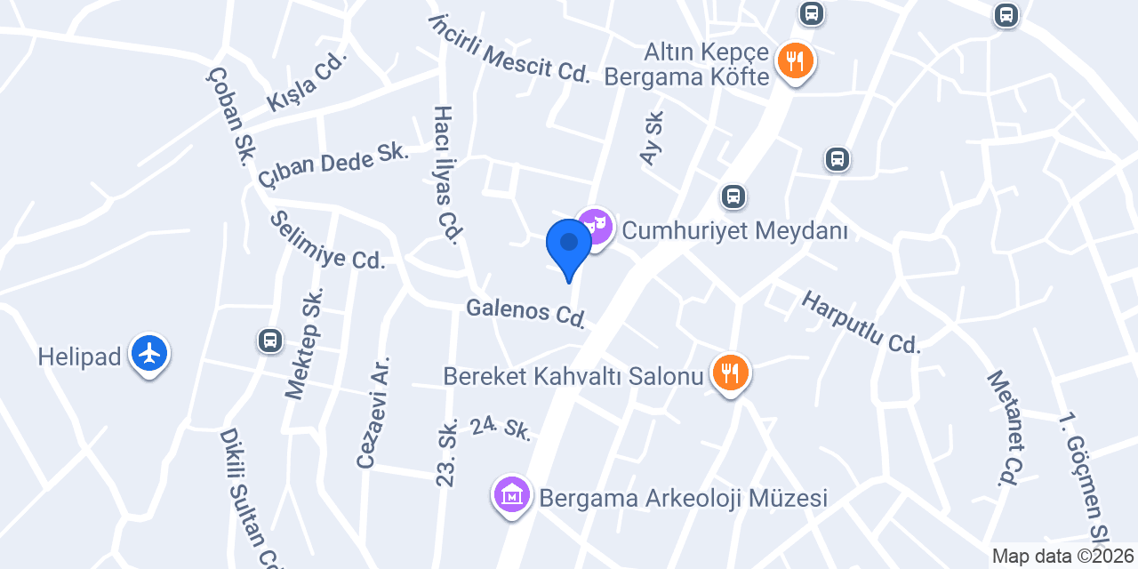 Özen Pide konumu