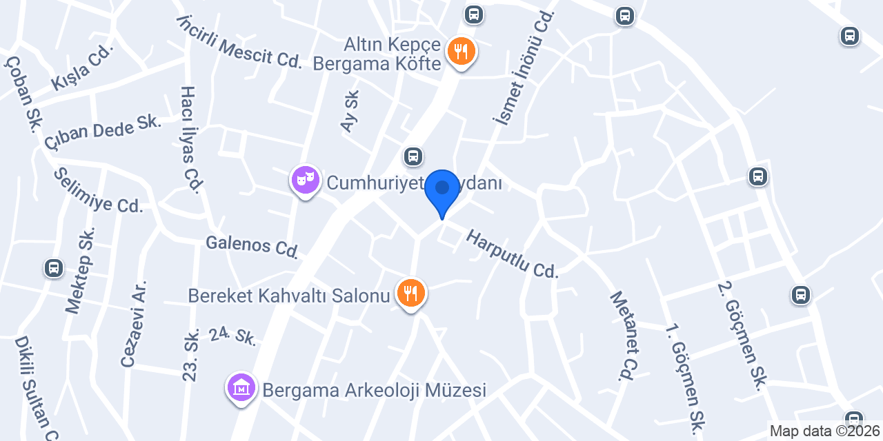 Pergamon Mobilya konumu