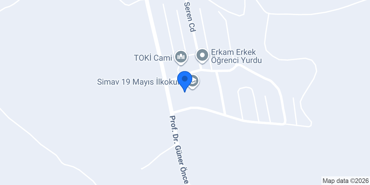 Şehit Ali Yılmaz Ortaokulu konumu