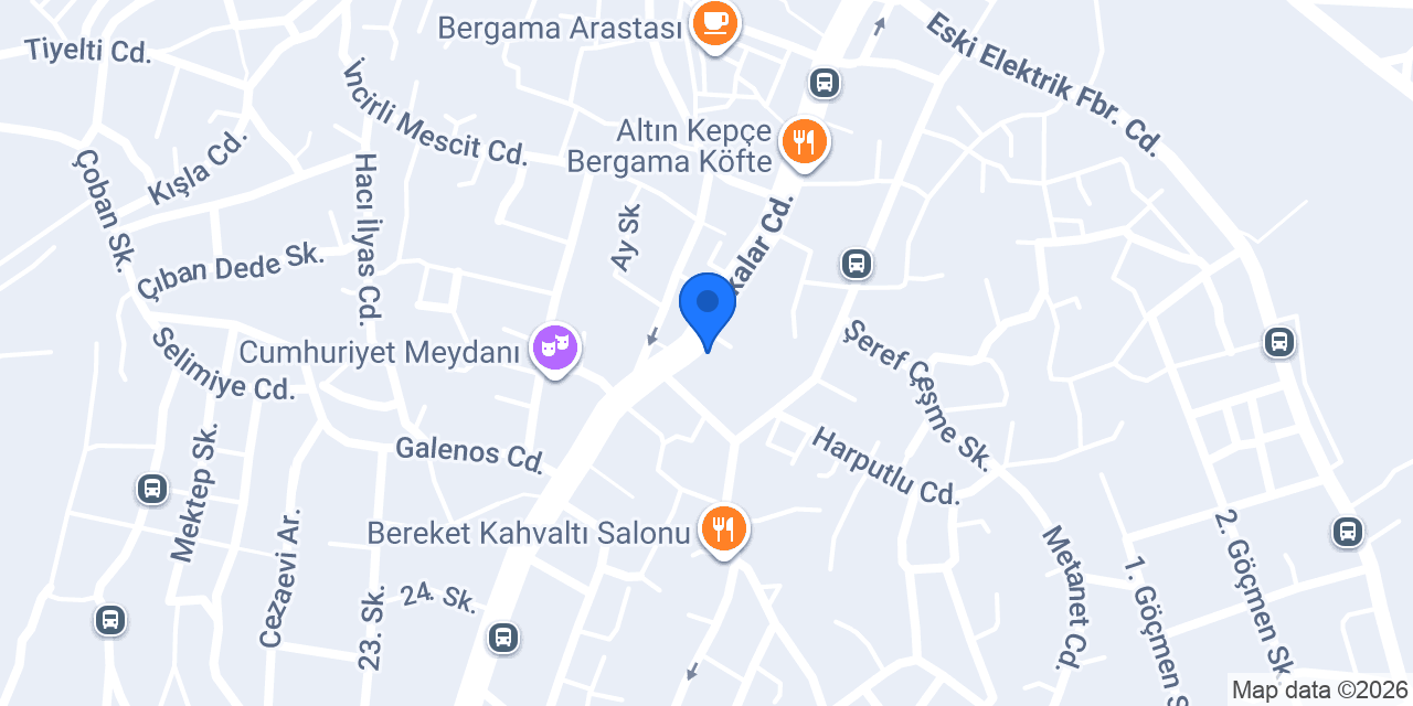 Yörem Pide Bergama konumu