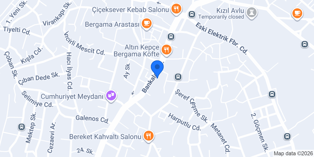 FilikaNet-Bergama Şube konumu