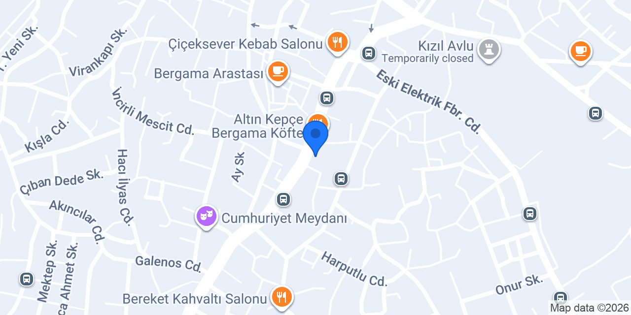 BERYAKA İNŞAAT LTD.ŞTİ. Bergama inşaat konumu