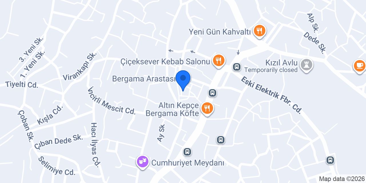 bergama Yakın Danışman konumu