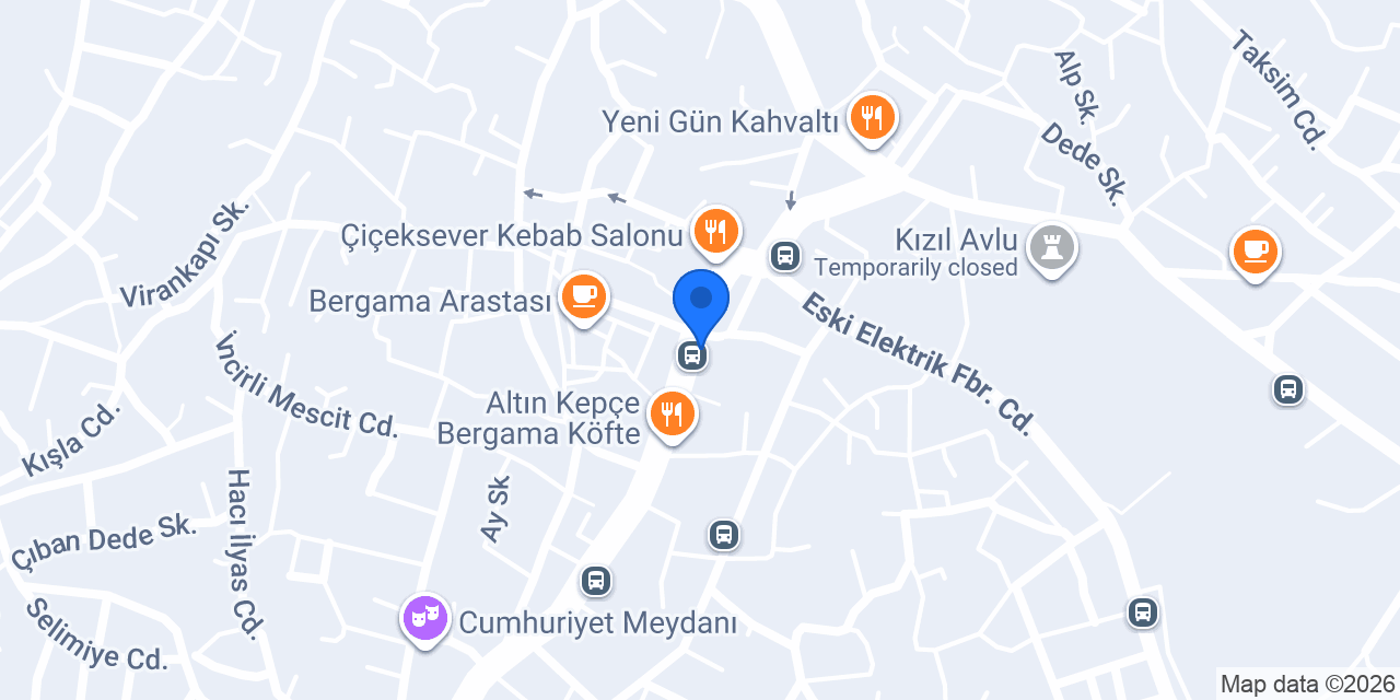 Gözde Lokma Bergama konumu