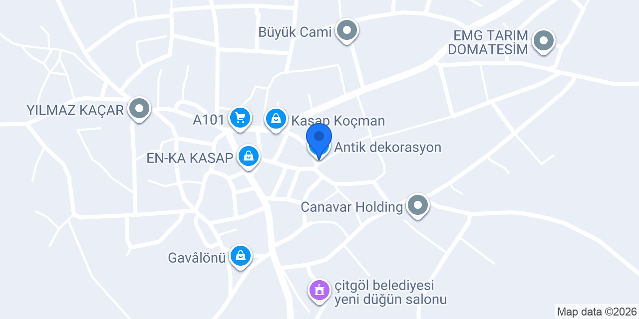 Antik dekorasyon konumu