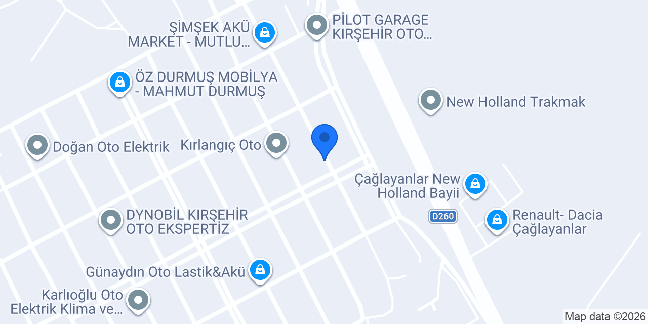 Arslan Oto Yedek Parça konumu