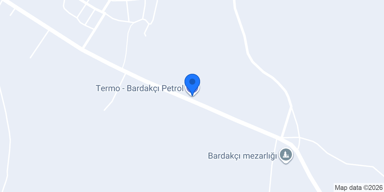 Termo - Bardakçı Petrol konumu