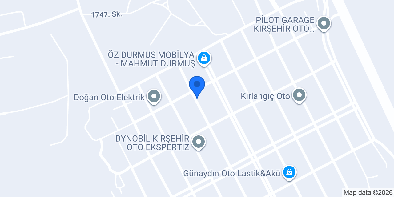 Kırşehir Mobilya Tasarım konumu
