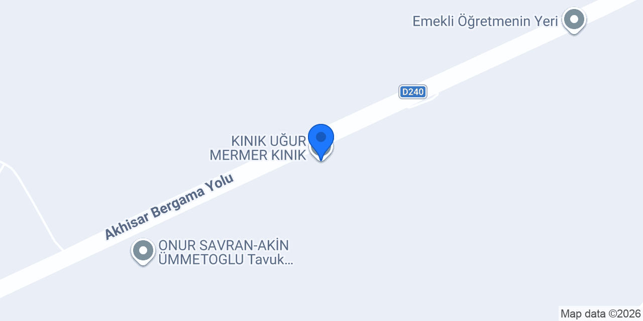 KINIK UĞUR MERMER KINIK konumu